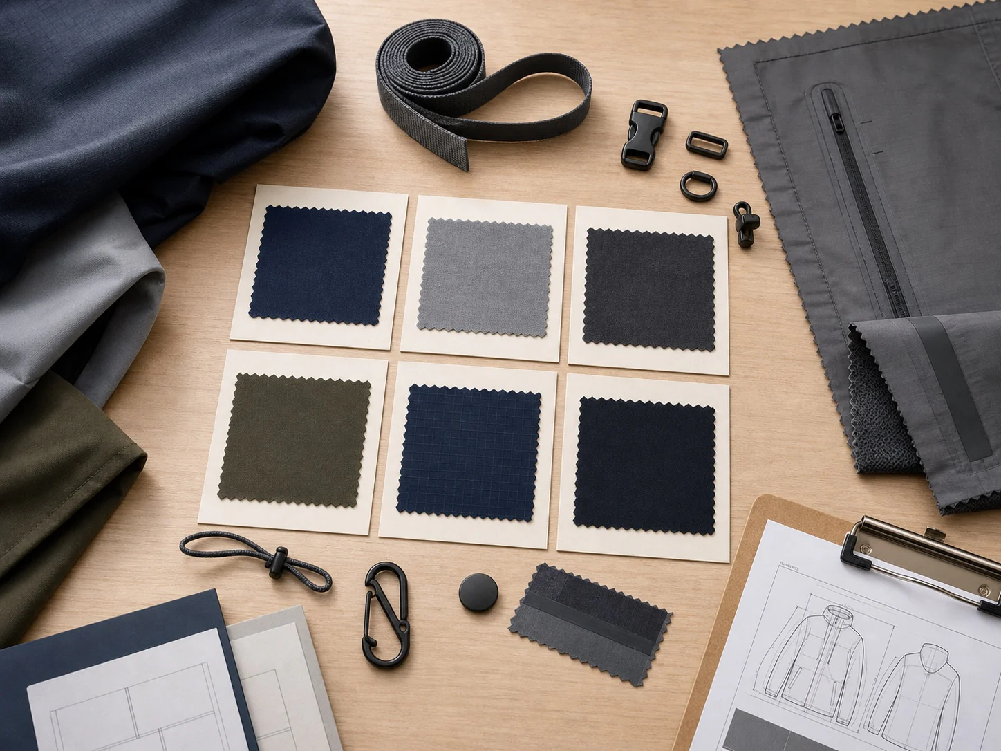 Illustrative material / sample development record