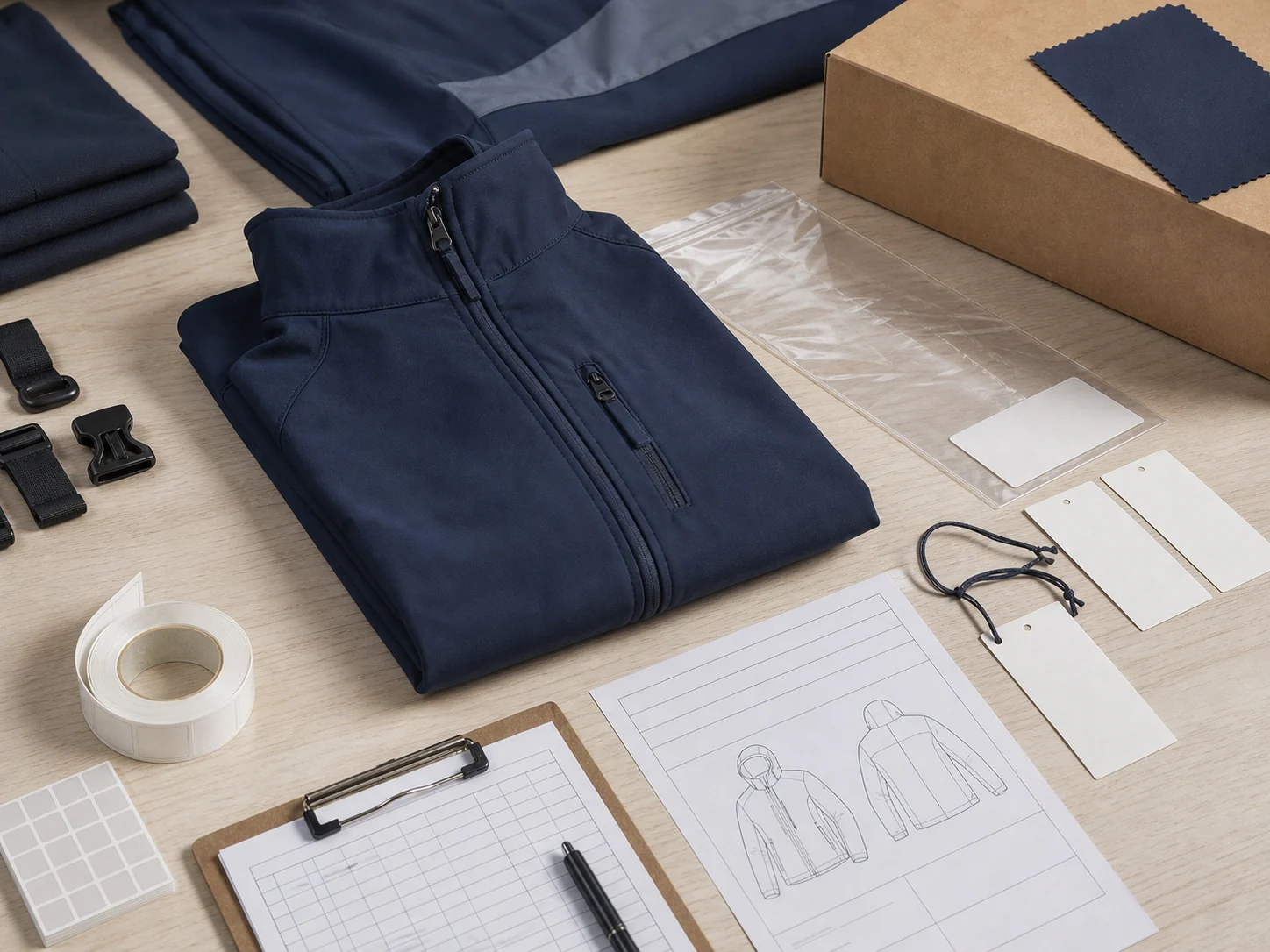 Illustrative packing records development record