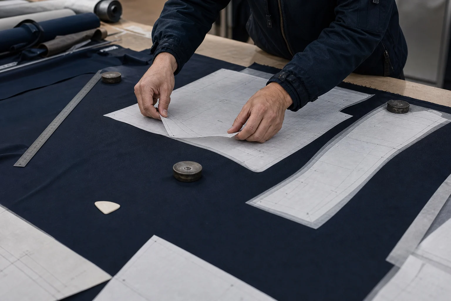 Build stage of apparel development
