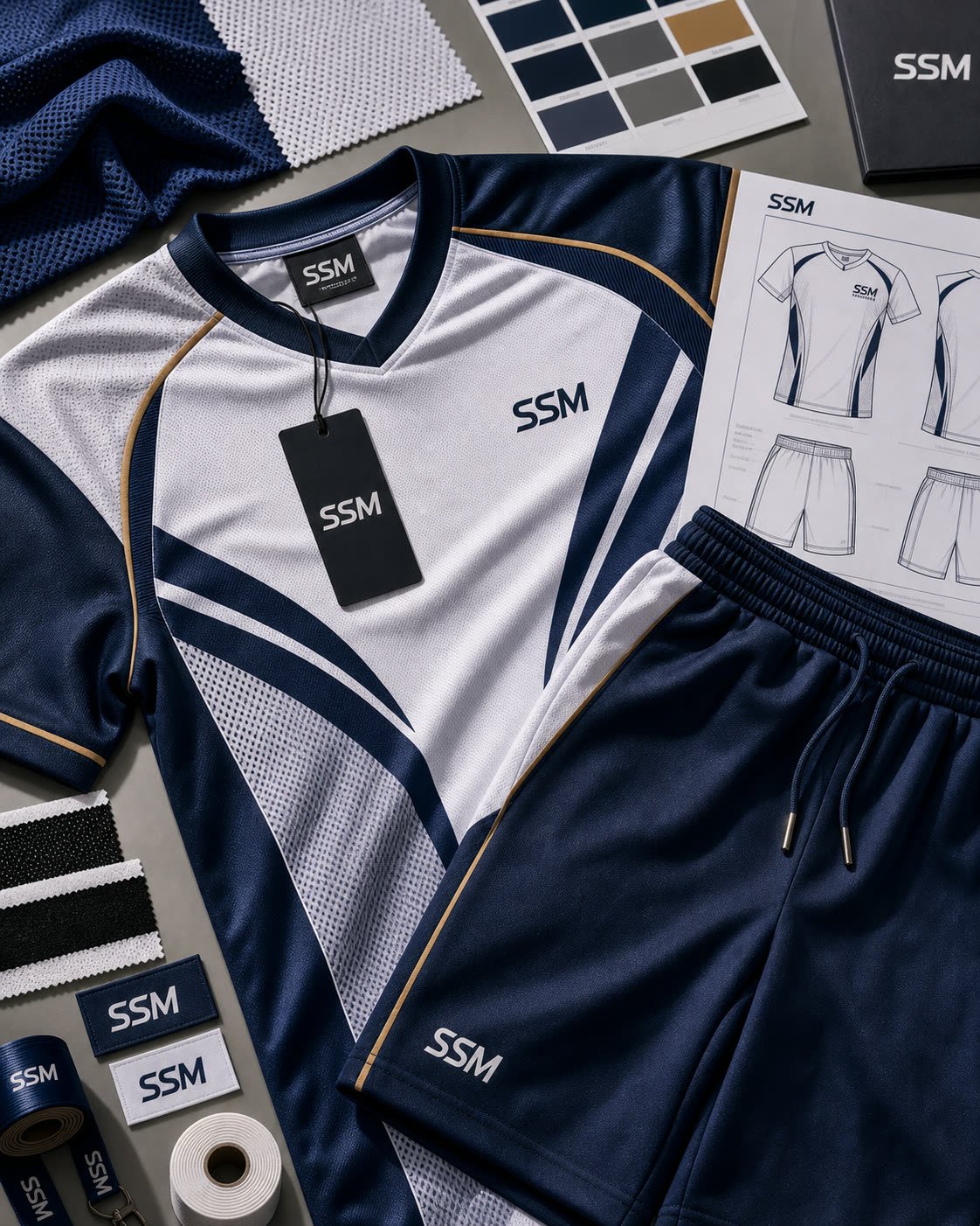 Sportswear private label apparel manufacturing sample by Sialkot Sample Masters