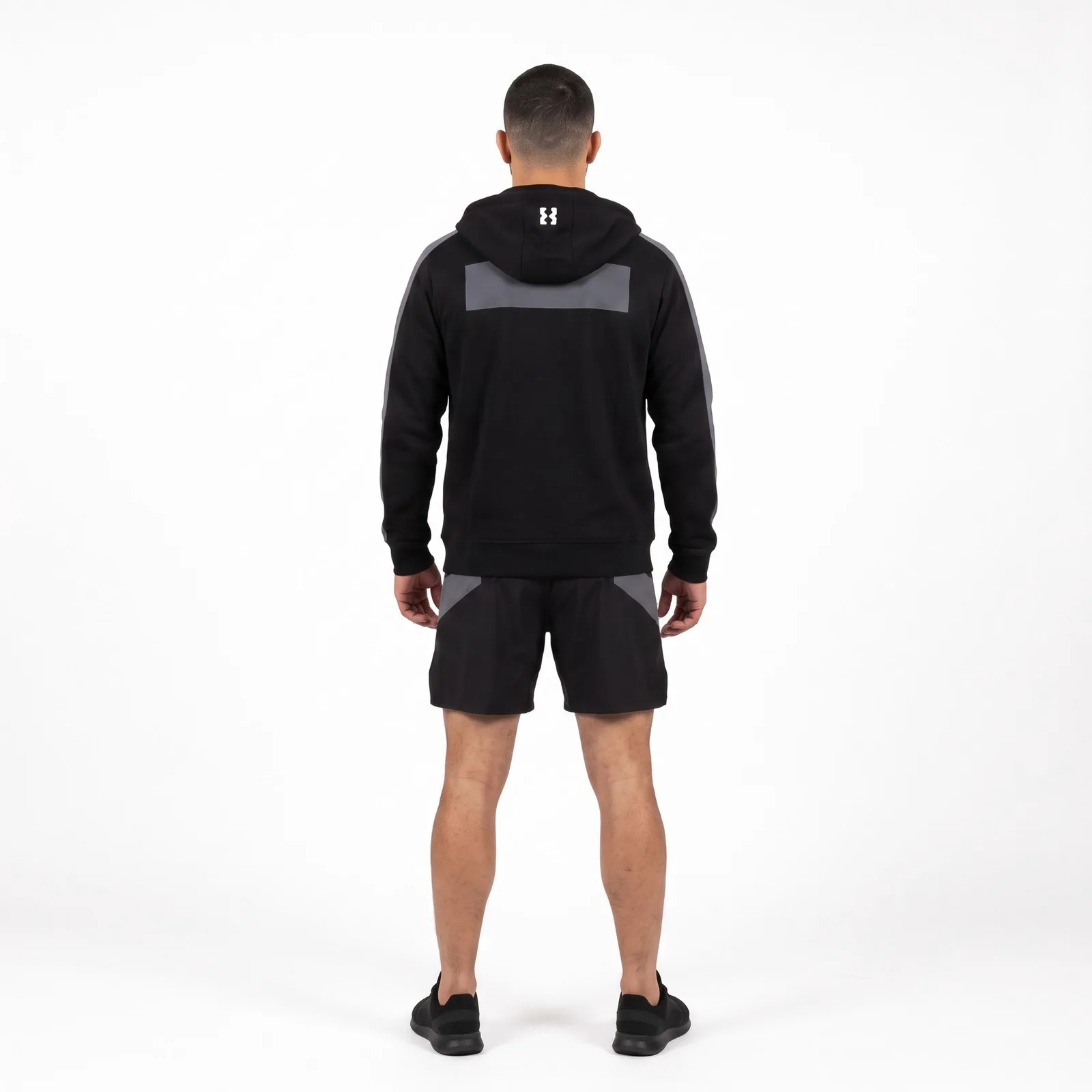 MMA Walkout Kit Fleece Sublimated Zip Hooded Custom Logo OEM Wholesale — back view