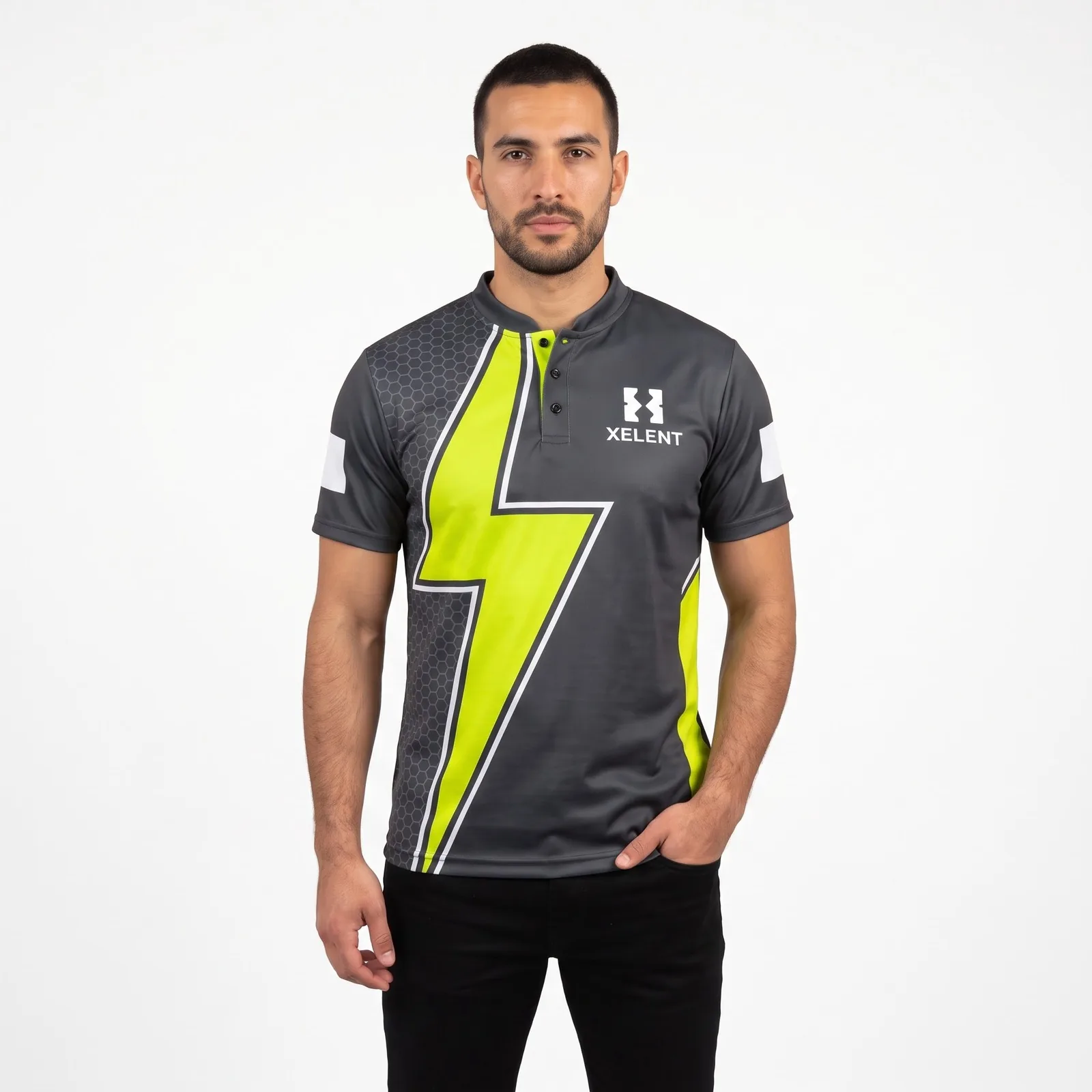 Esports Pro-Cut Sublimated Jersey Polyester Sublimated Custom Logo OEM Wholesale — front view