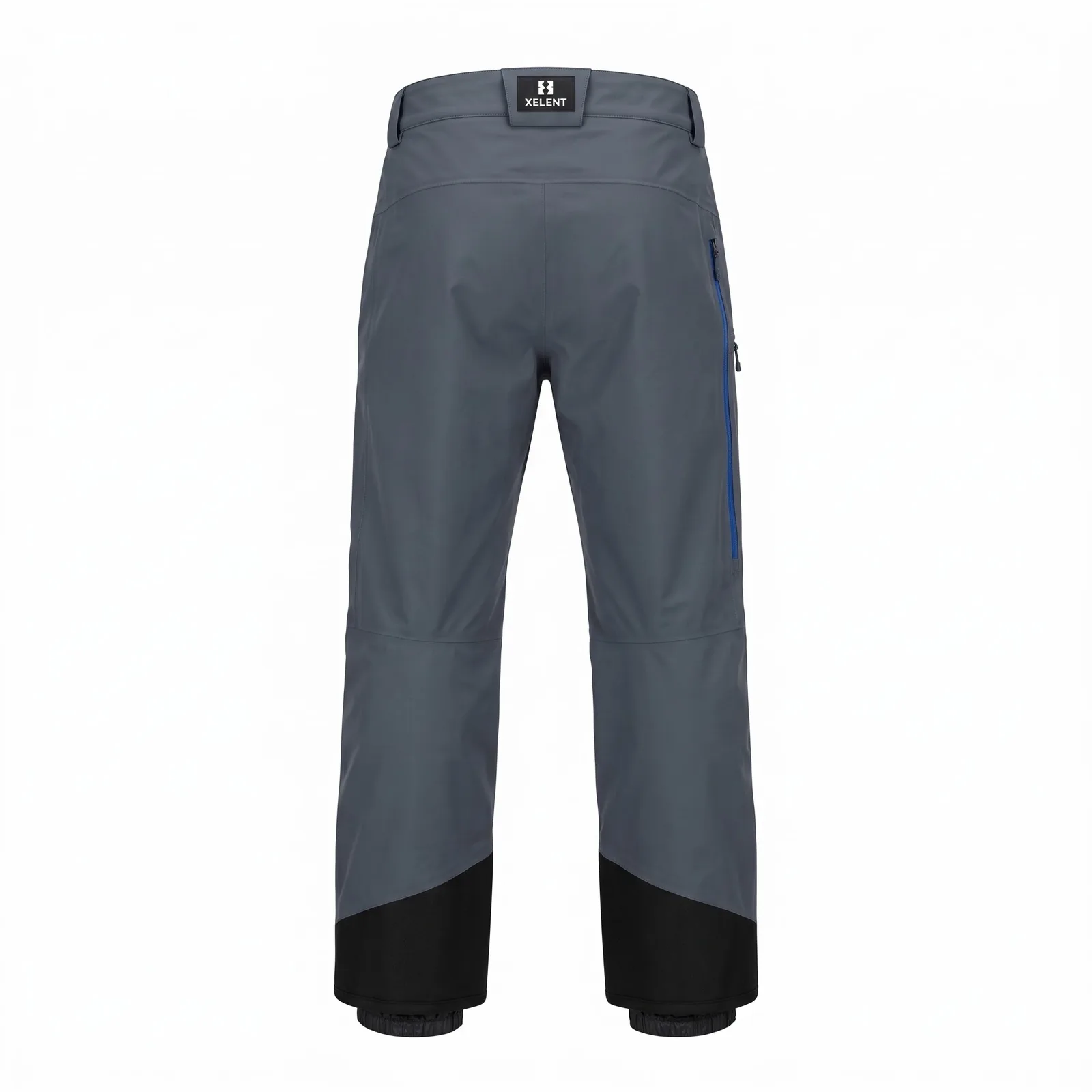Custom Uninsulated Shell Ski Pants With Thigh Vents 2L Pant 150GSM OEM Wholesale — back view