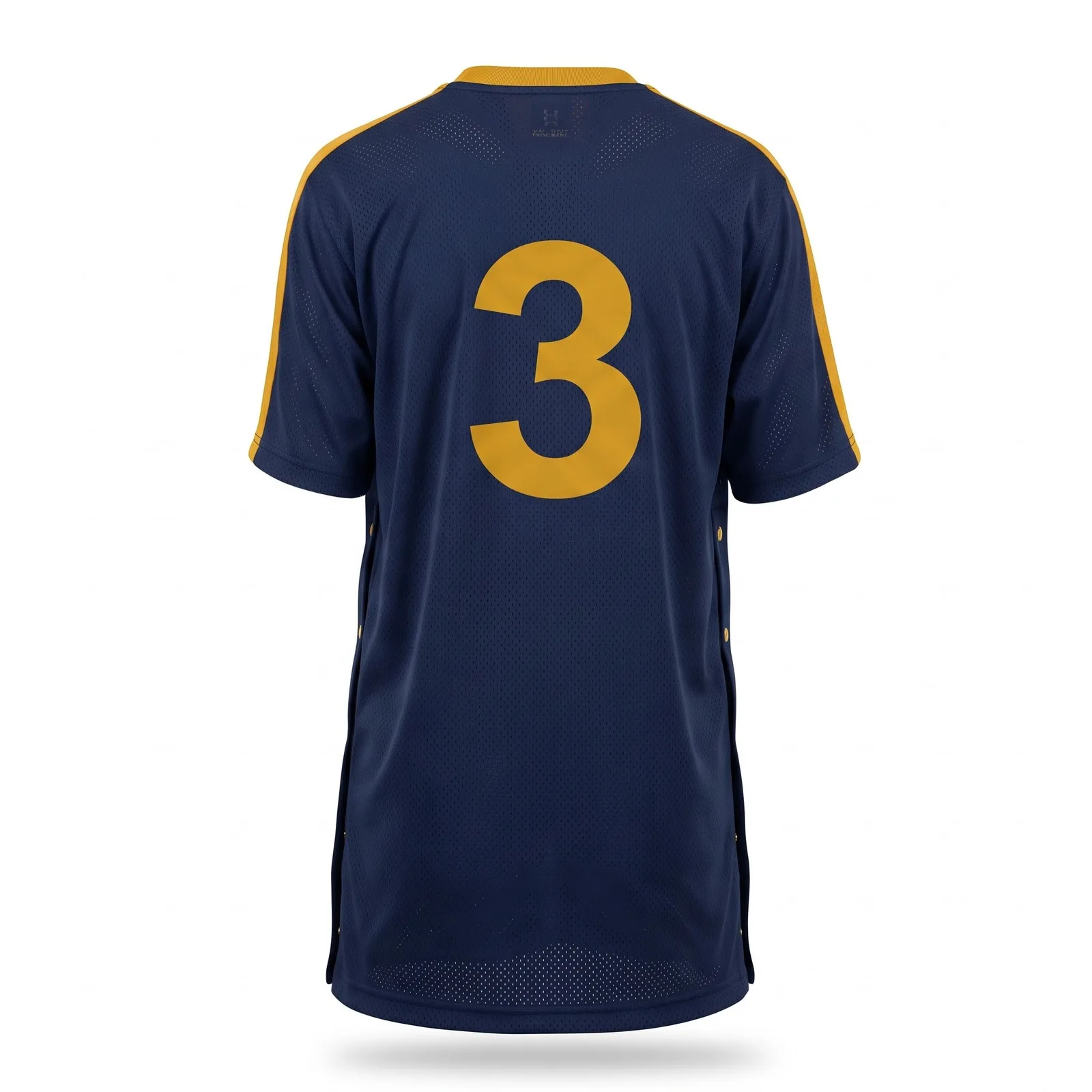 Custom Basketball Shooting Shirt Snap-Sleeve Tear-Away Warm-Up Top OEM Wholesale — back view