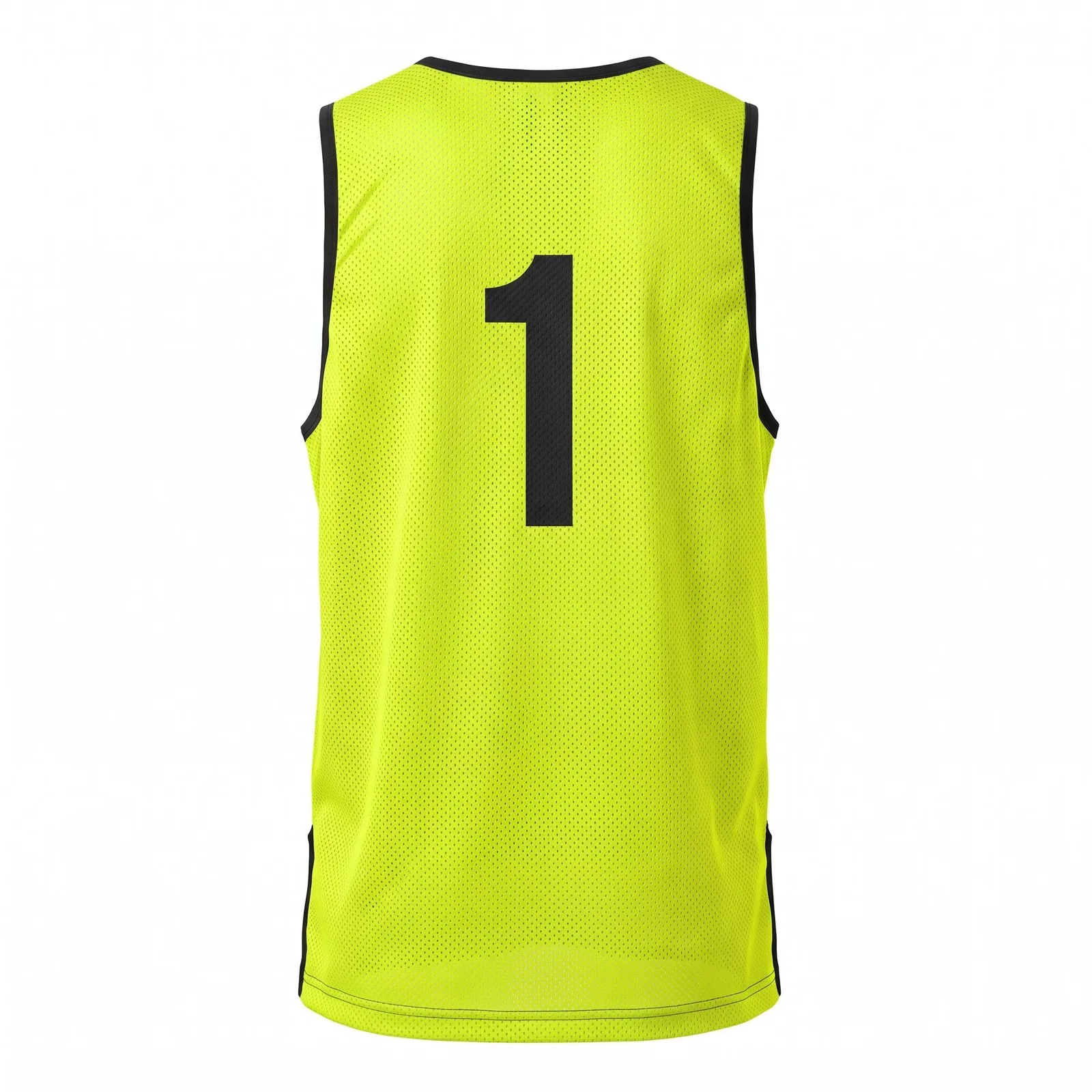 Custom Reversible Basketball Jersey Practice Pinnie Scrimmage Vest Mesh Bib OEM — back view