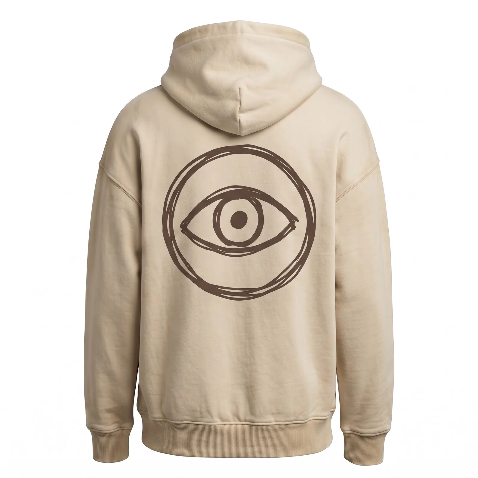 Custom Zip Up Hoodie 400 GSM Vintage Washed Heavyweight Fleece Back Print Skate Streetwear OEM Wholesale — back view