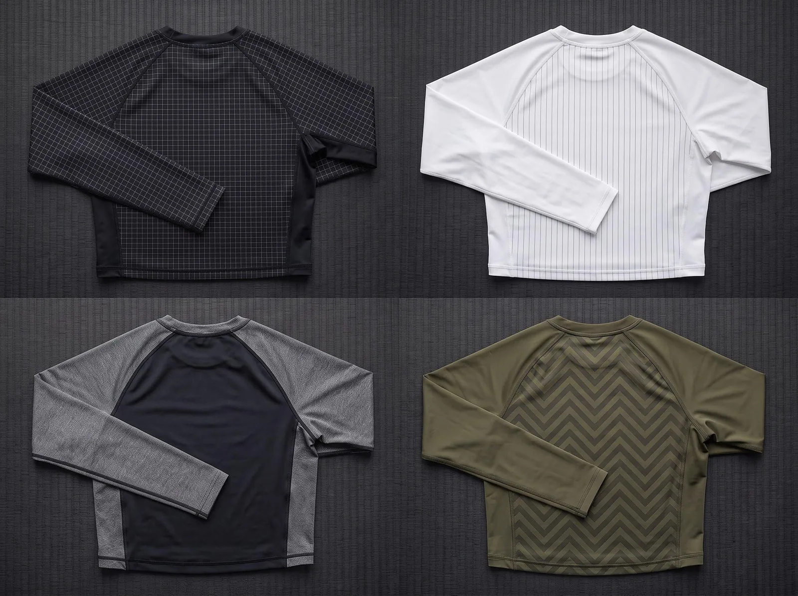 Minimalist BJJ Rashguard Collection, Sublimated Custom BJJ Rash Guard, Wholesale OEM MMA Compression Shirt — back view