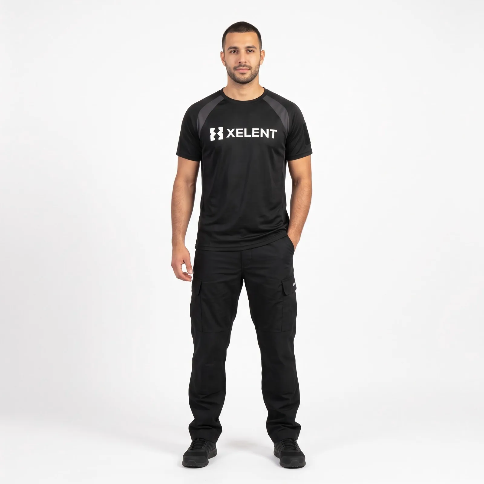 Krav Maga Training Set Ripstop Sublimated Zip Pockets Custom Logo OEM Wholesale — front view