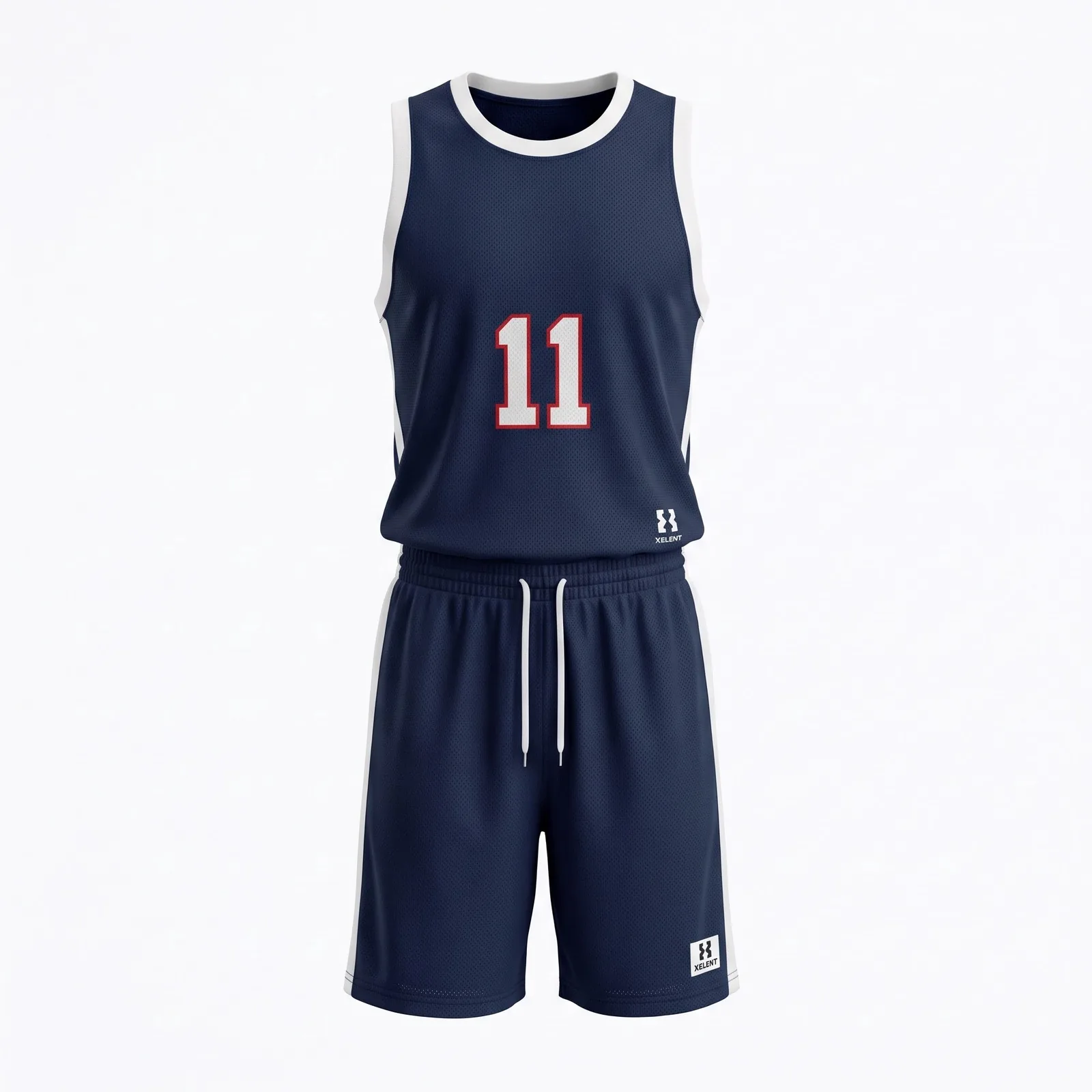 Custom Basketball Uniform Set Sublimated Tank Jersey and Shorts Team Kit OEM Wholesale — front view