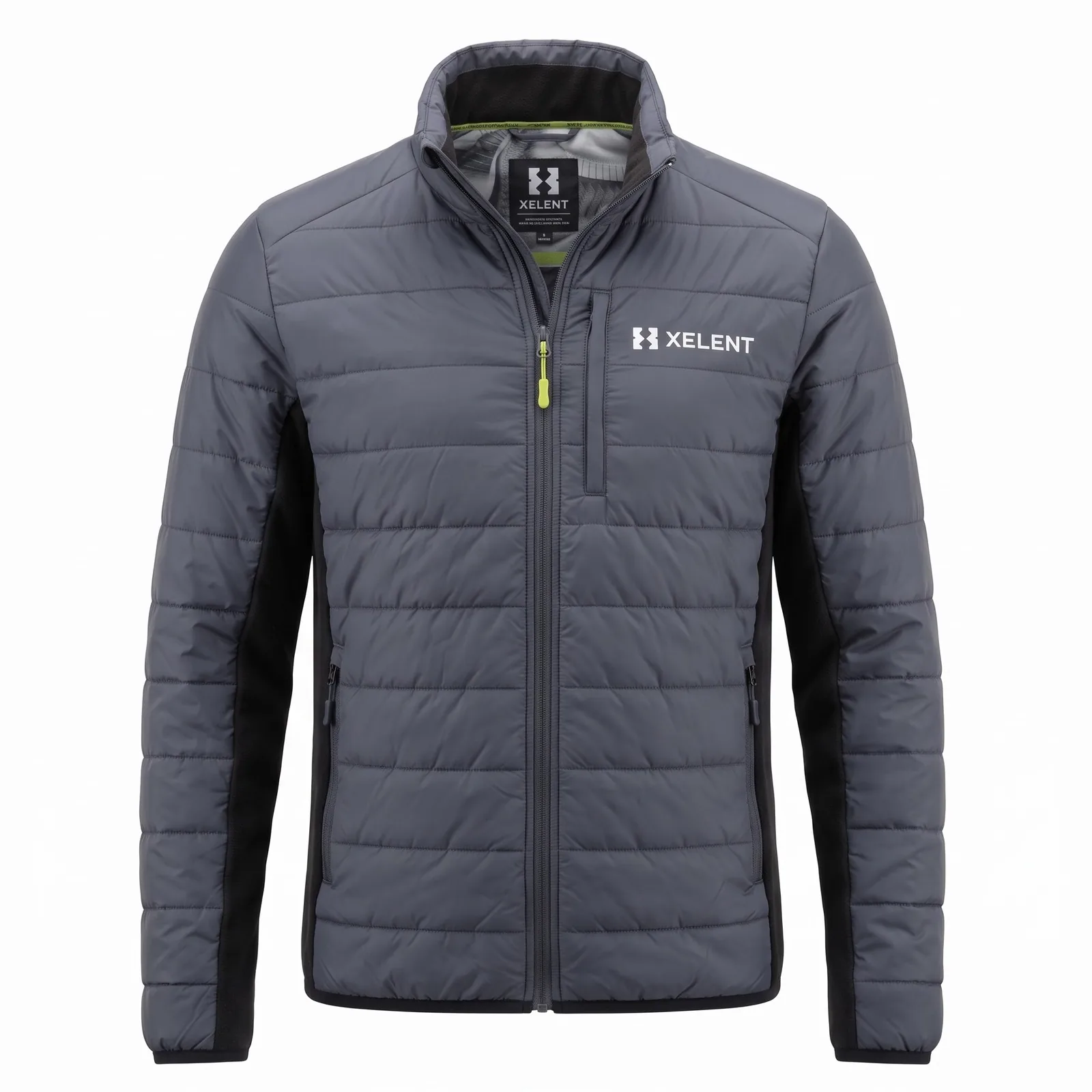 Custom Hybrid Insulated Mid Layer Jacket 120GSM OEM Wholesale — front view