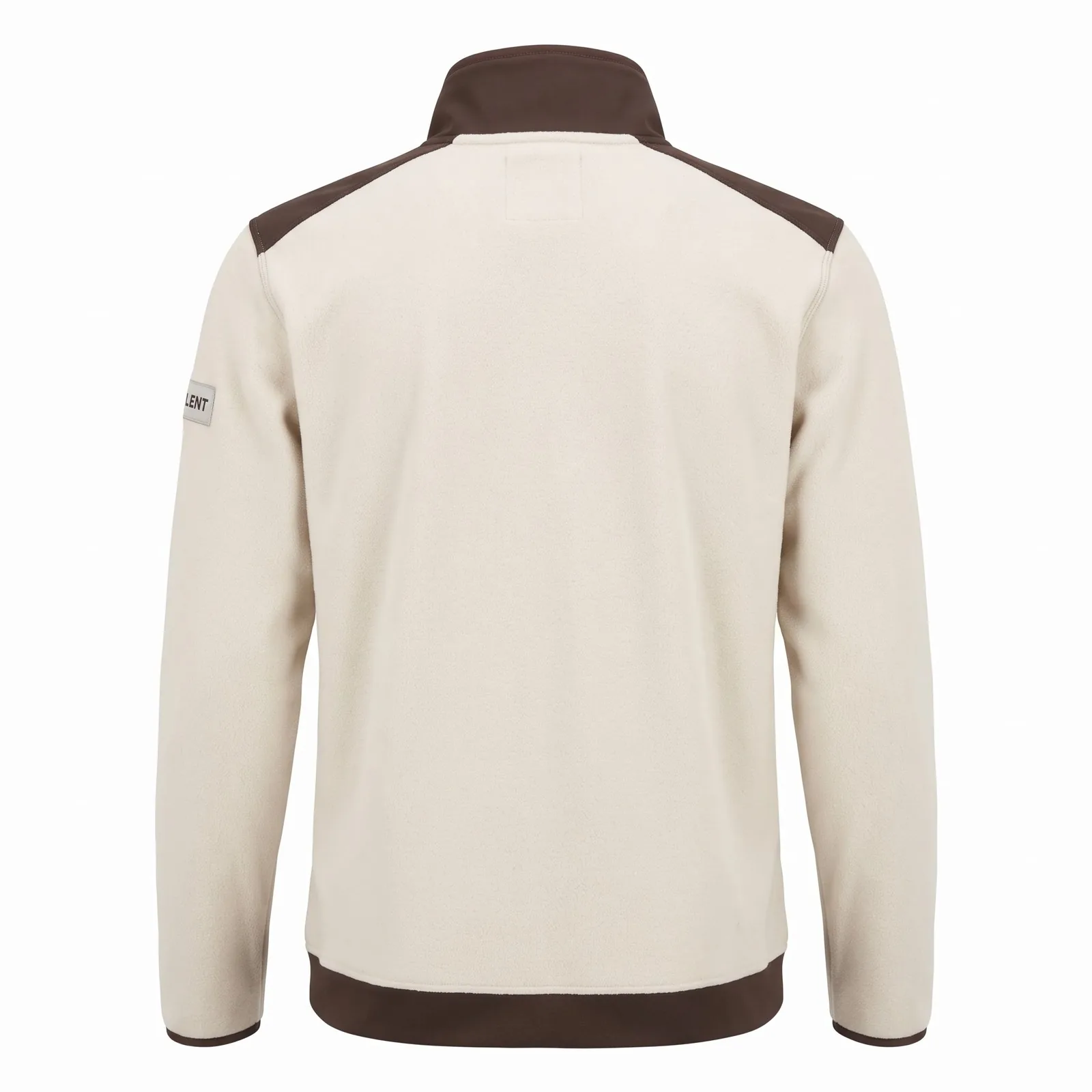 Custom Full-zip Polar Fleece Jacket 300GSM OEM Wholesale — back view