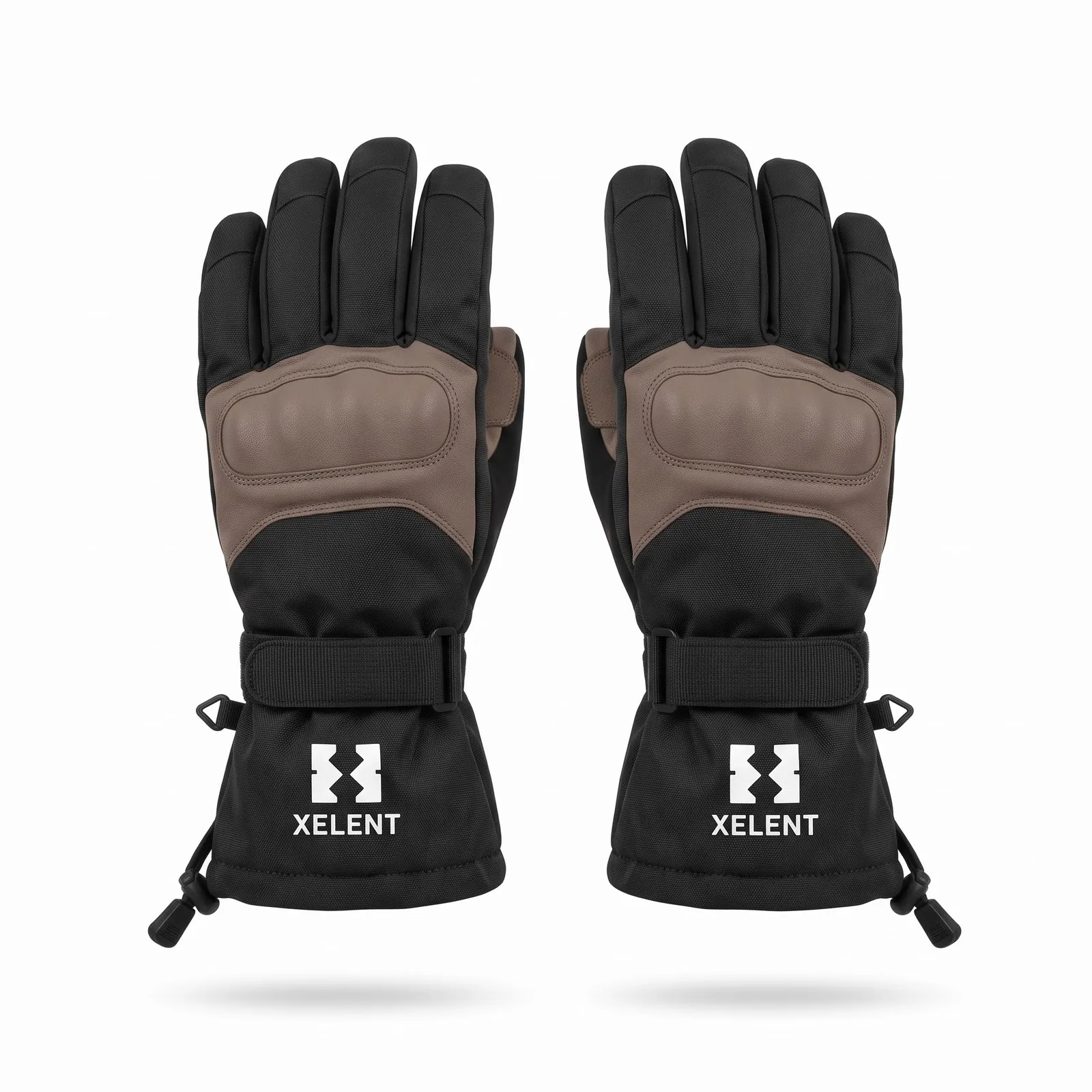 Custom Waterproof Insulated Ski Gloves (pair) Glove Wear 260GSM OEM Wholesale — back view