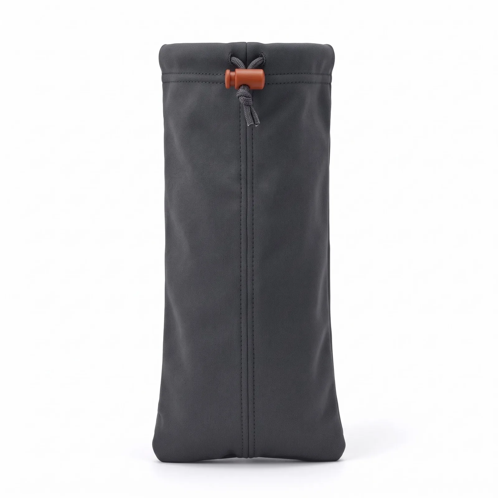 Custom Soft Microfibre Goggle Pouch With Drawcord Ski Wear 150GSM OEM Wholesale — back view