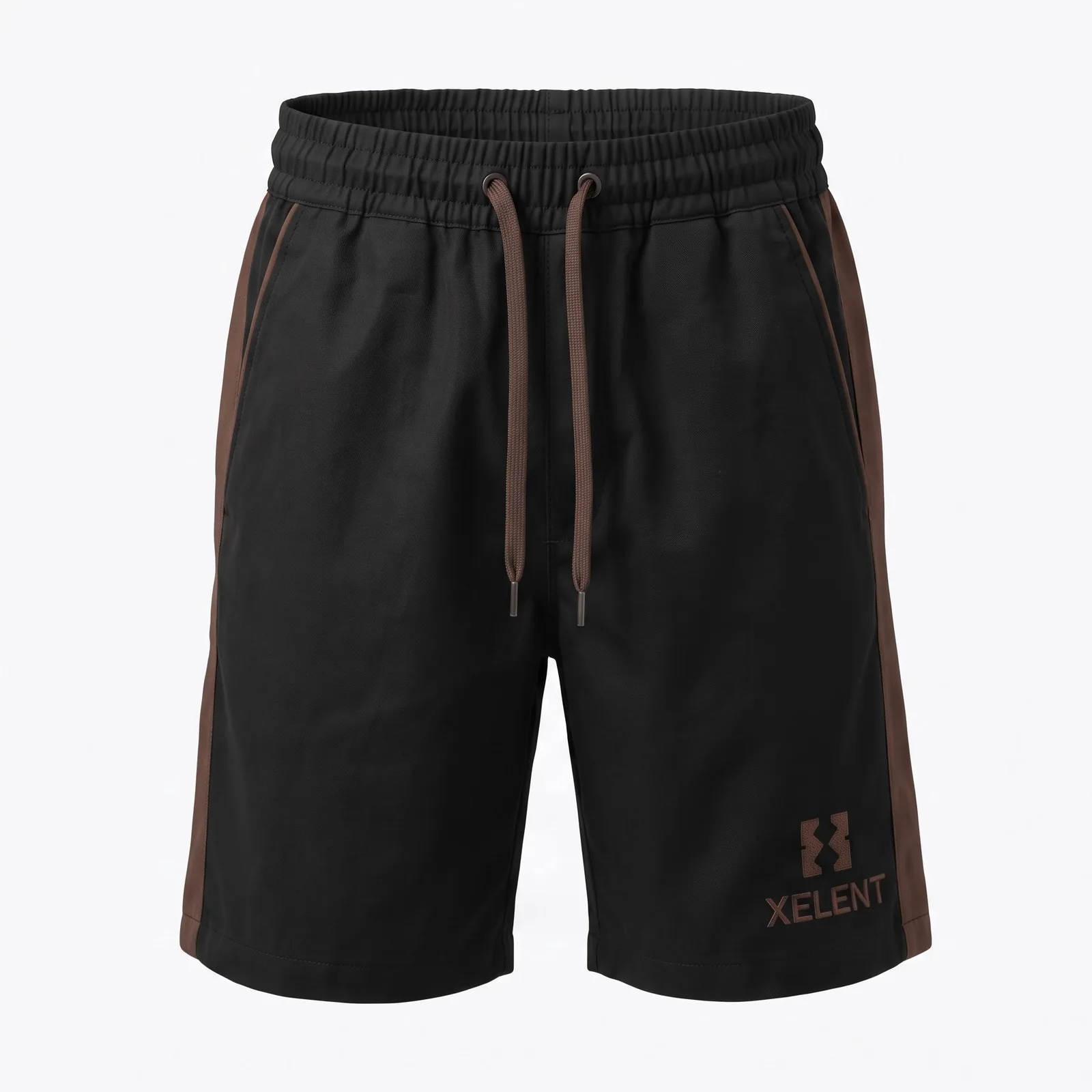 Custom Woven Basketball Court Shorts with Pockets Streetwear Shorts OEM Wholesale — front view