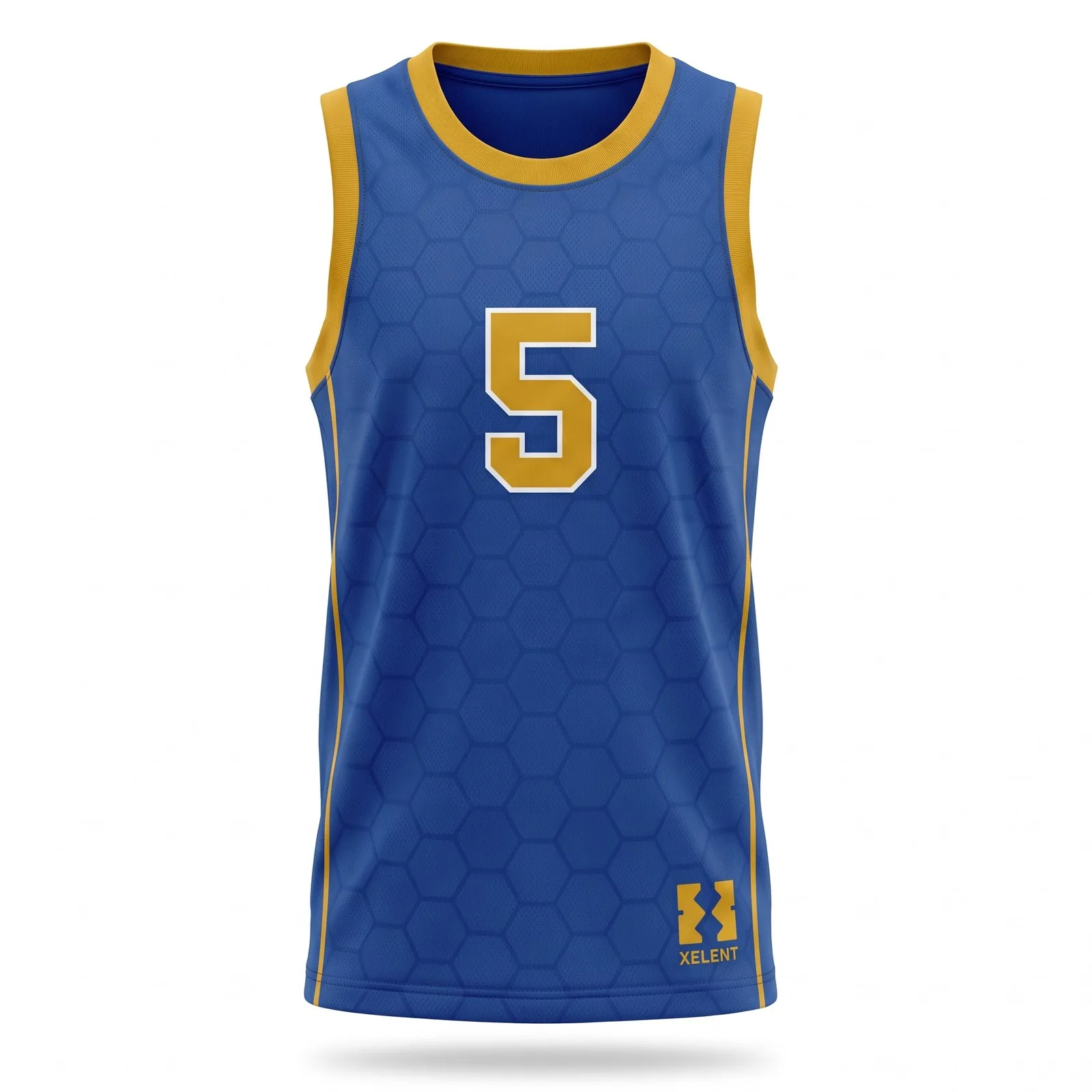 Custom Sublimated Basketball Jersey Kids Youth Fan Swingman Style Tank OEM Wholesale — front view