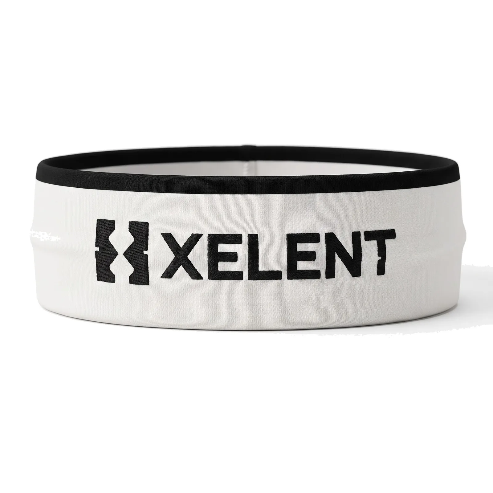 Custom Basketball Headband Wide Performance Sweatband Stretch Jersey OEM Wholesale — front view