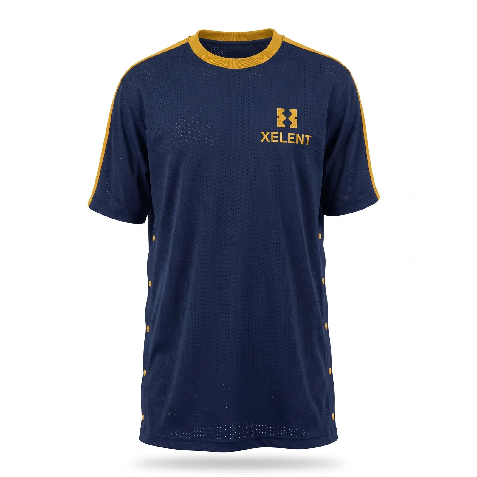 Custom Basketball Shooting Shirt Snap-Sleeve Tear-Away Warm-Up Top OEM Wholesale — front view