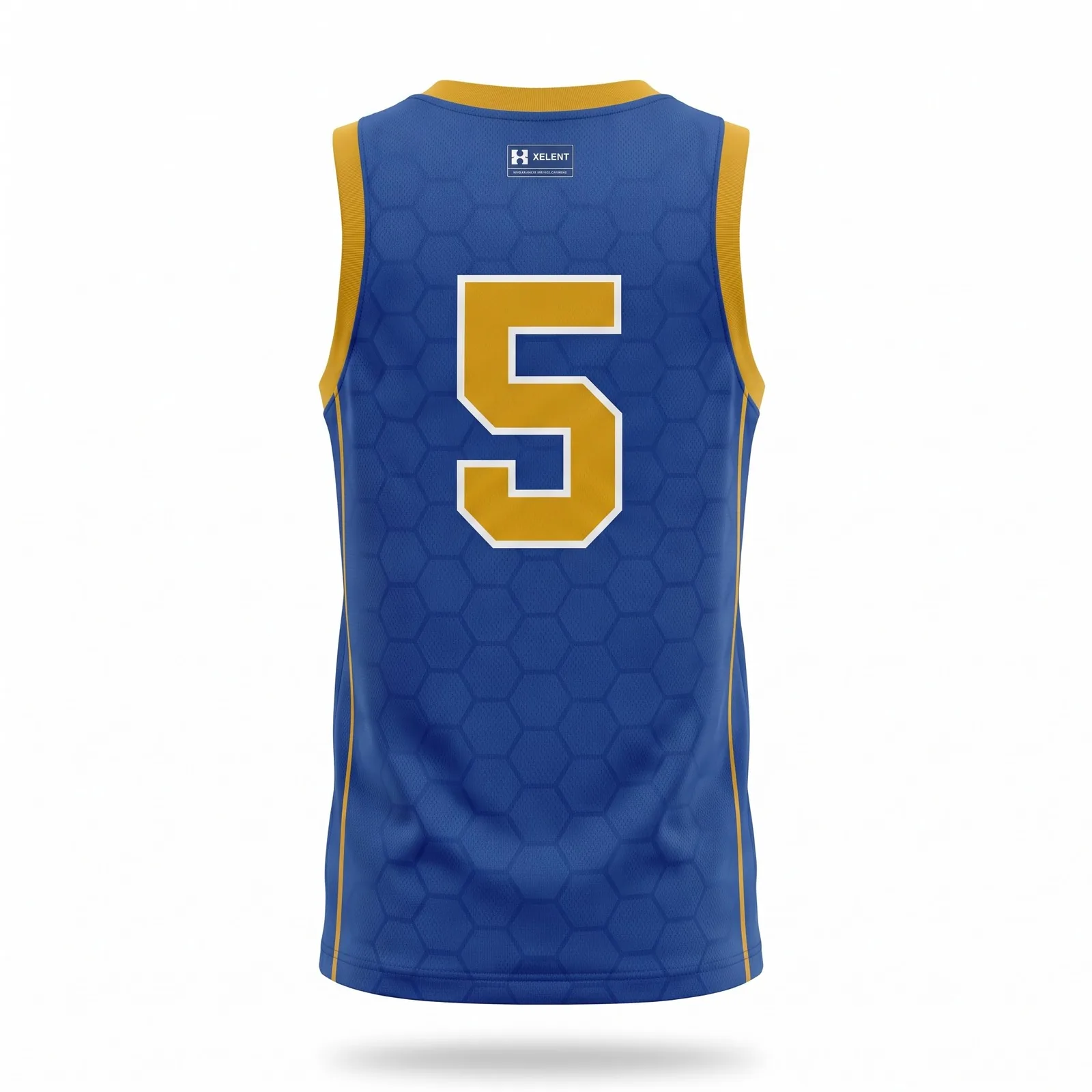 Custom Sublimated Basketball Jersey Kids Youth Fan Swingman Style Tank OEM Wholesale — back view