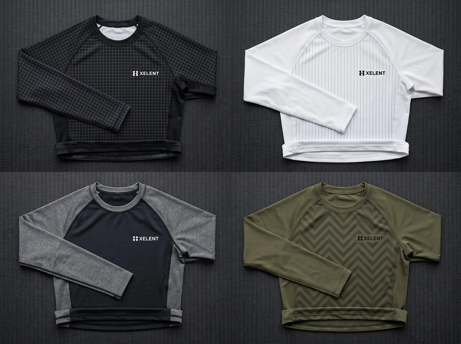Minimalist BJJ Rashguard Collection, Sublimated Custom BJJ Rash Guard, Wholesale OEM MMA Compression Shirt — front view