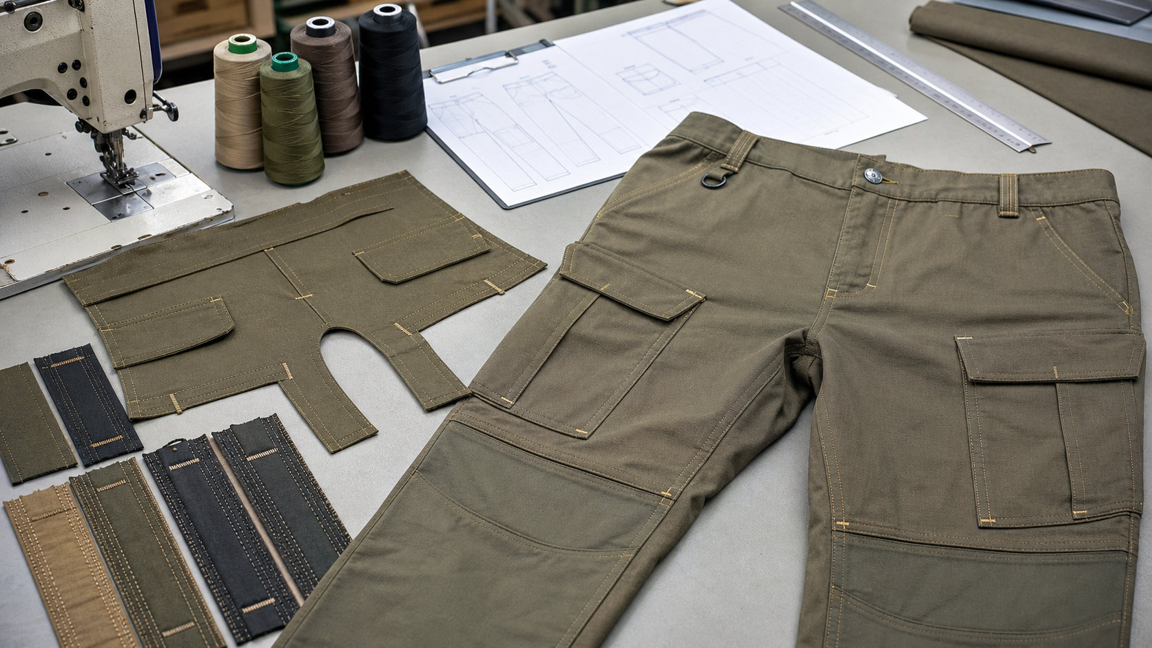 Bartack Placement Guide for Cargo and Tactical Apparel