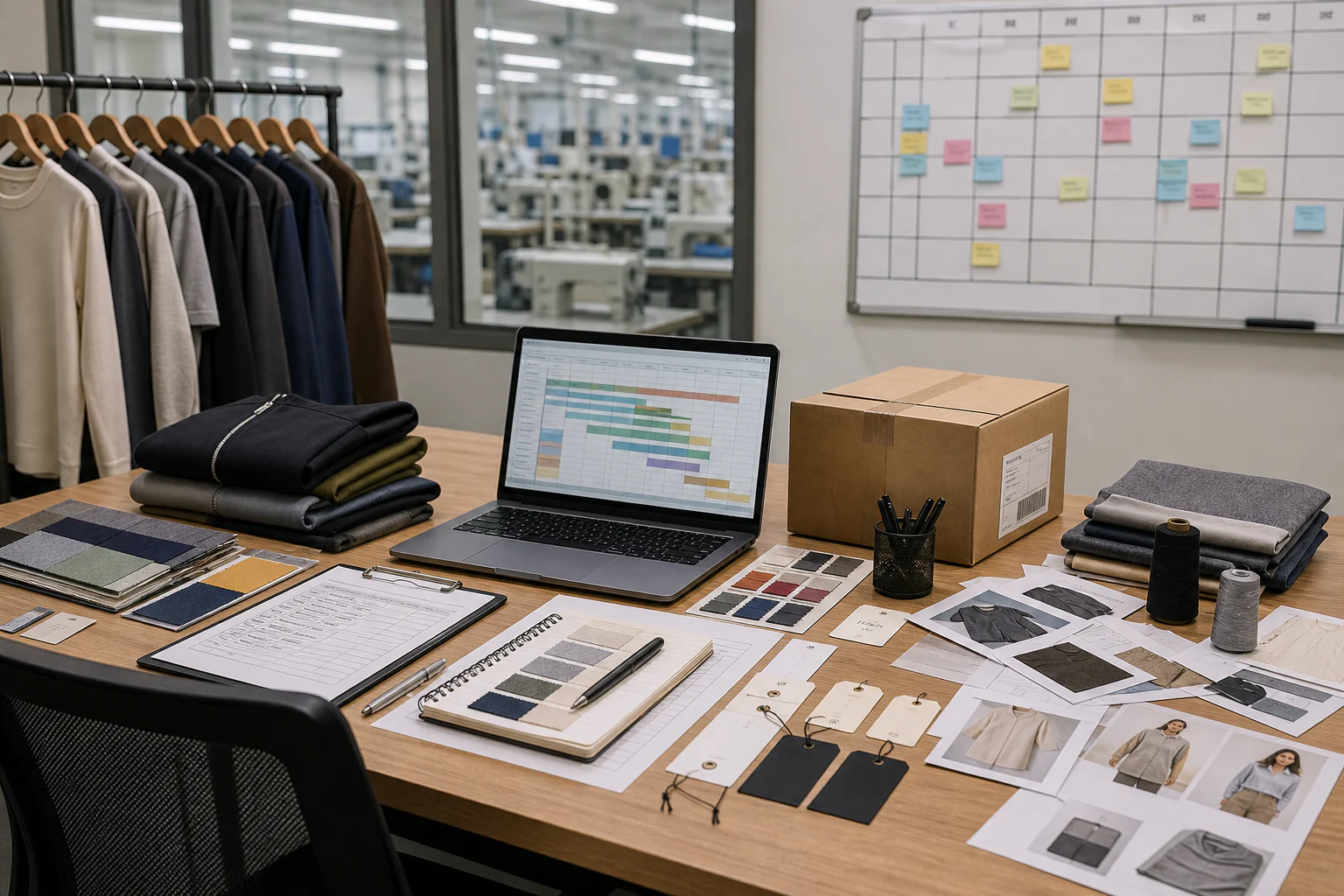 Buying House Time-and-Action Calendar for Apparel Orders