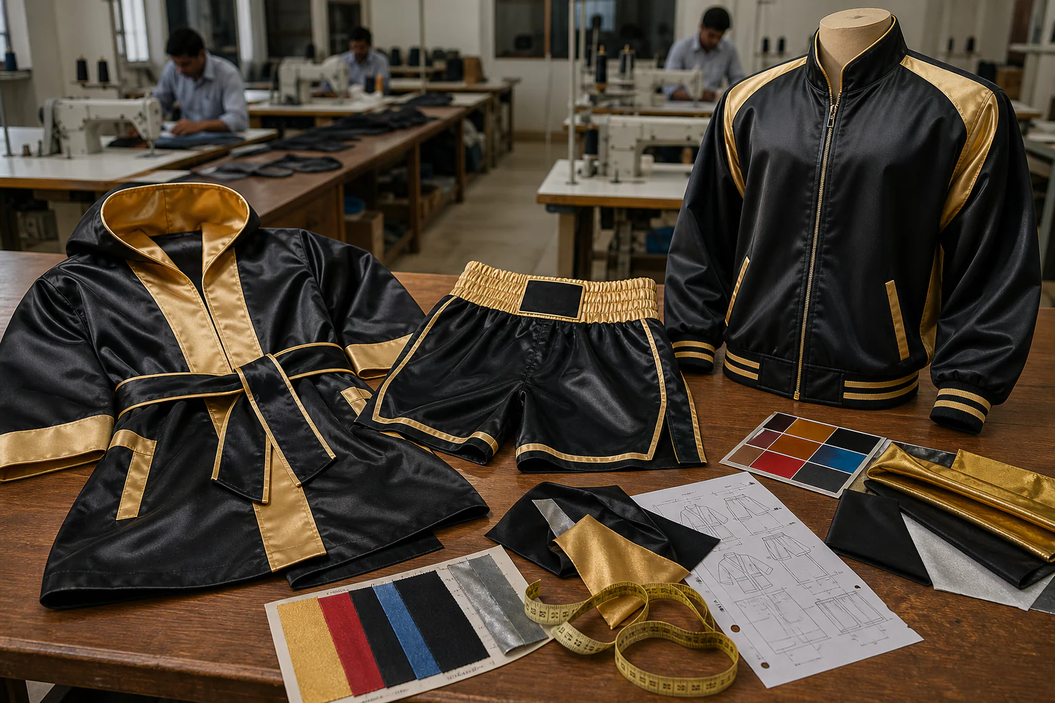 Custom Boxing Gear Manufacturer: Robes, Shorts, and Walkout Apparel