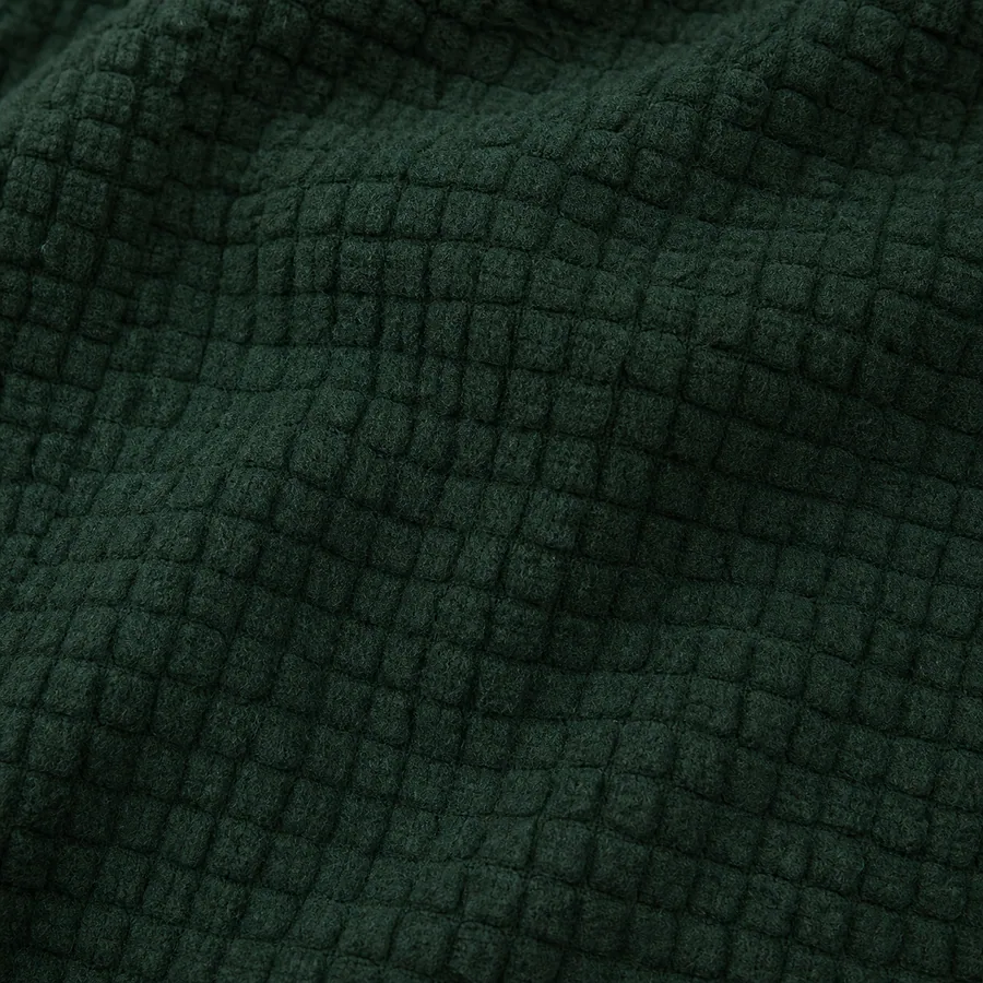 AI-generated representative macro of Grid fleece showing its visible face structure