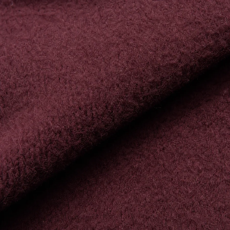 AI-generated representative macro of 3-end brushed fleece showing its visible face structure