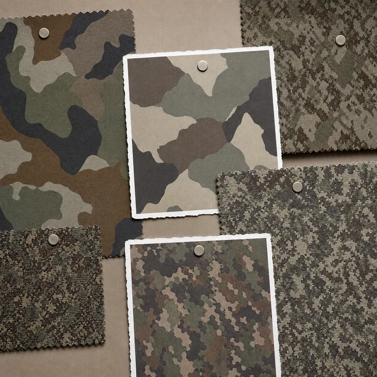 Original macro and micro camouflage pattern study
