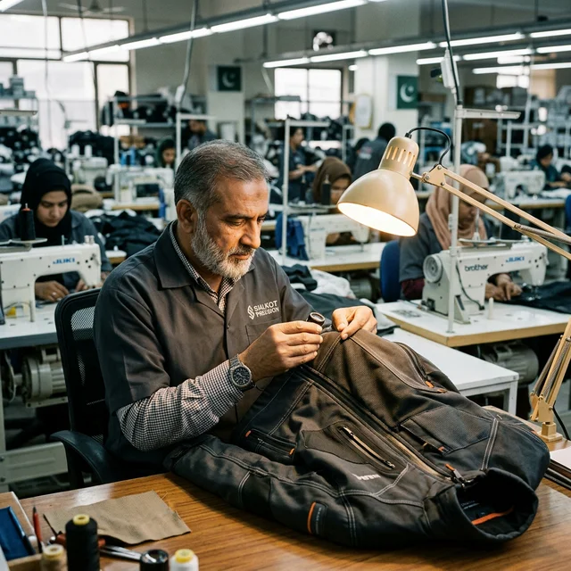 Sialkot Sample Masters skilled workforce and manufacturing precision