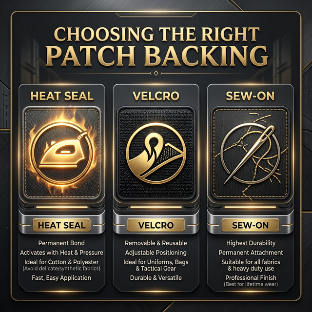 Guide to patch backing types