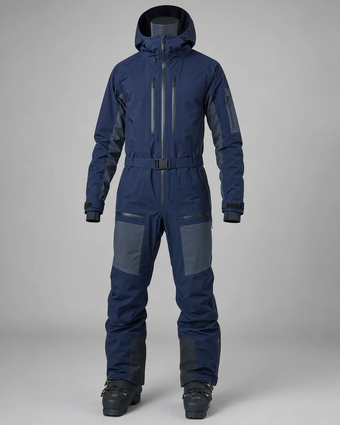 Generated product study of an unbranded technical ski one-piece