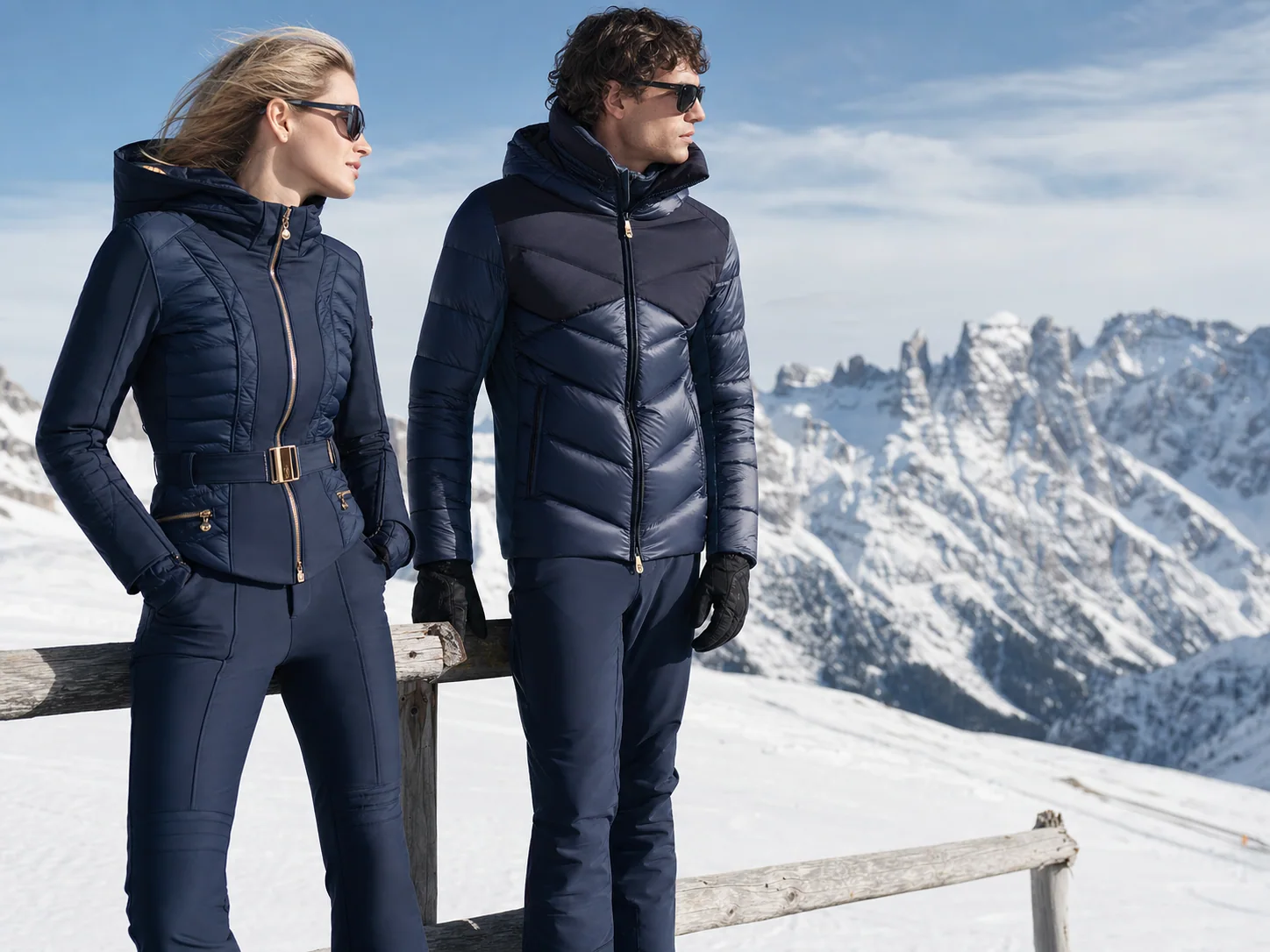 Generated editorial concept of an original unbranded private-label ski capsule
