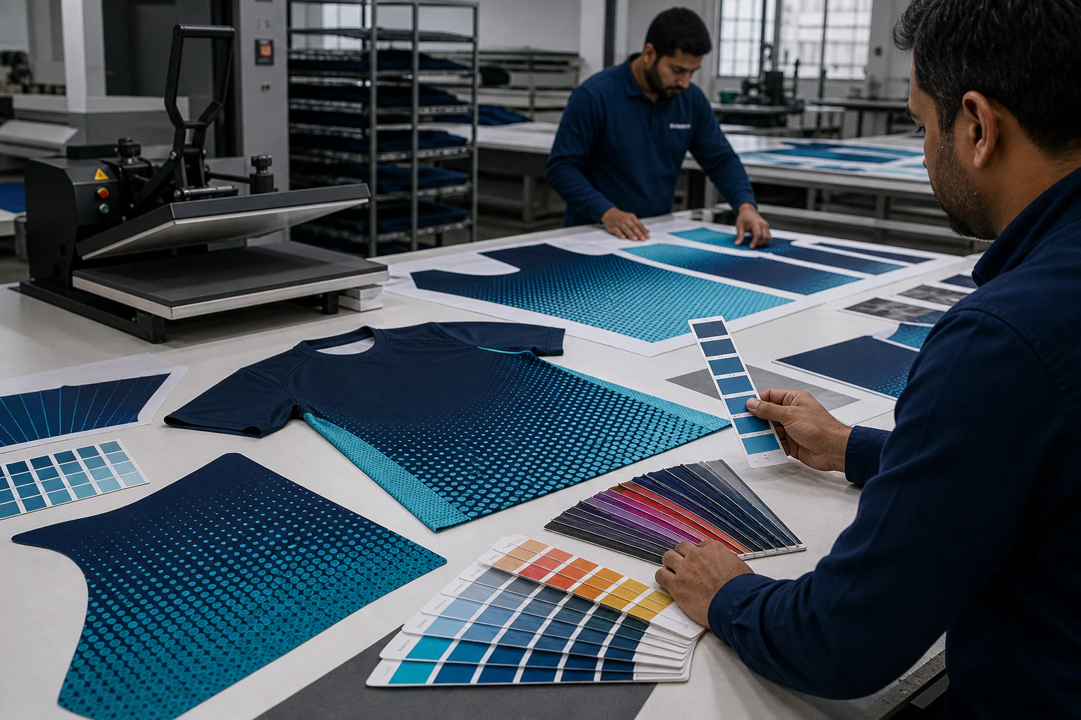 How Sublimation Color Matching Works on Polyester Sportswear