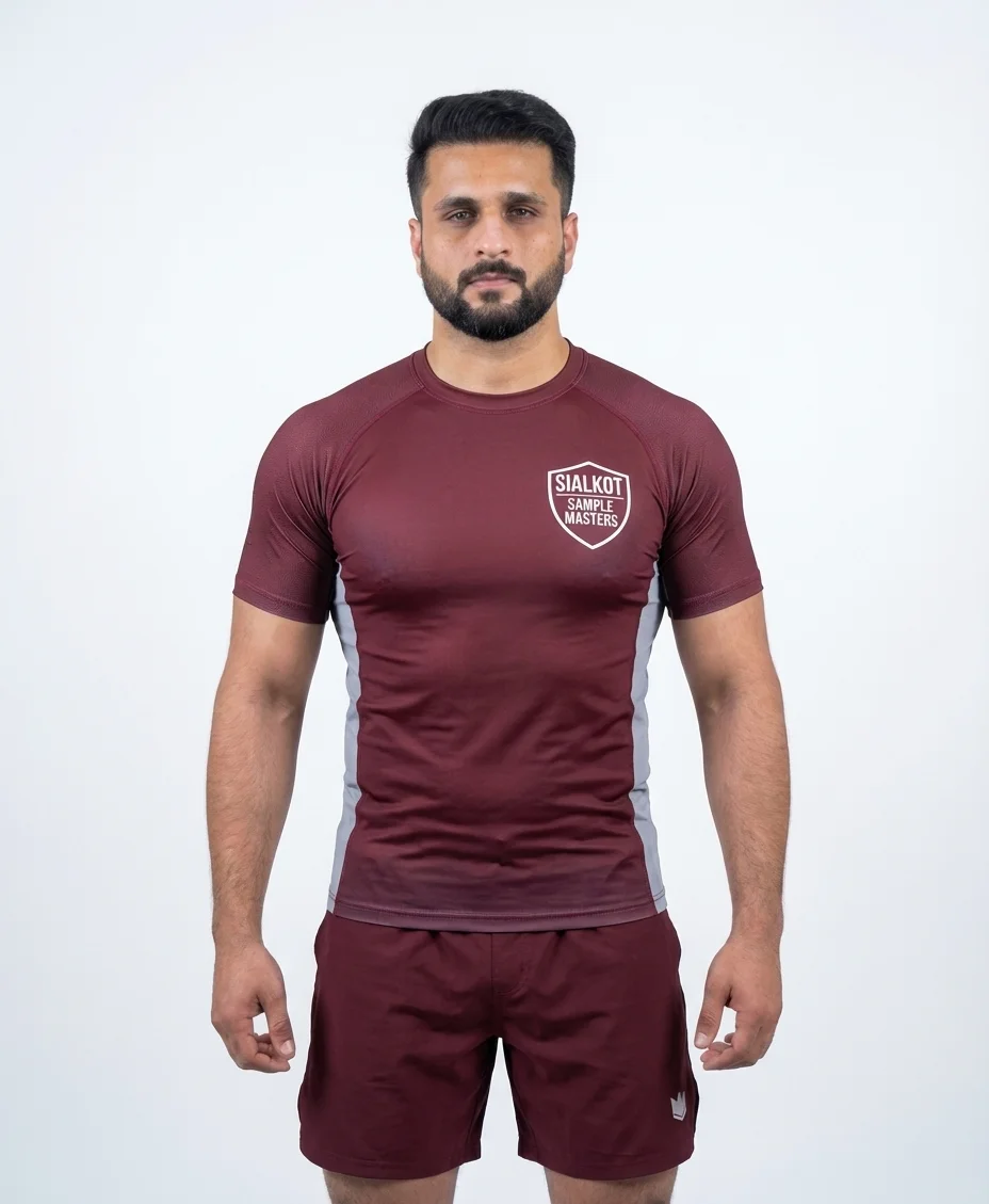 Premium Custom BJJ Rashguard - Sublimated Short Sleeve manufacturing detail 7