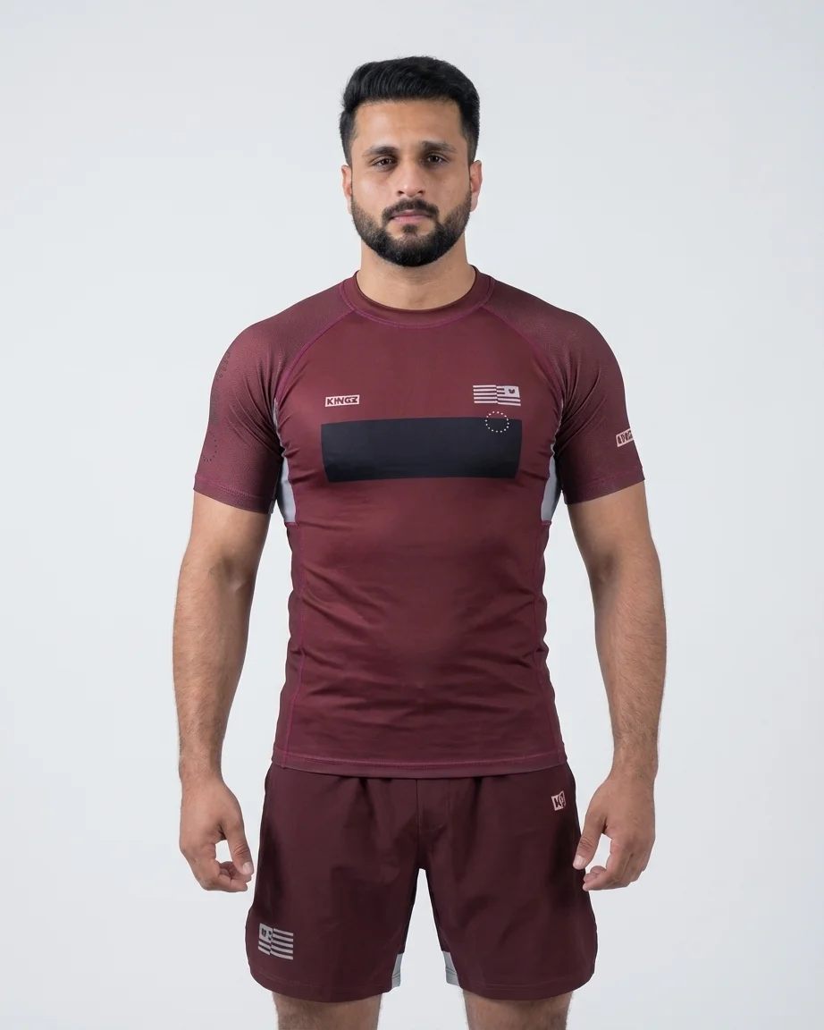 Premium Custom BJJ Rashguard - Sublimated Short Sleeve - Custom Apparel Manufacturer Sialkot Pakistan