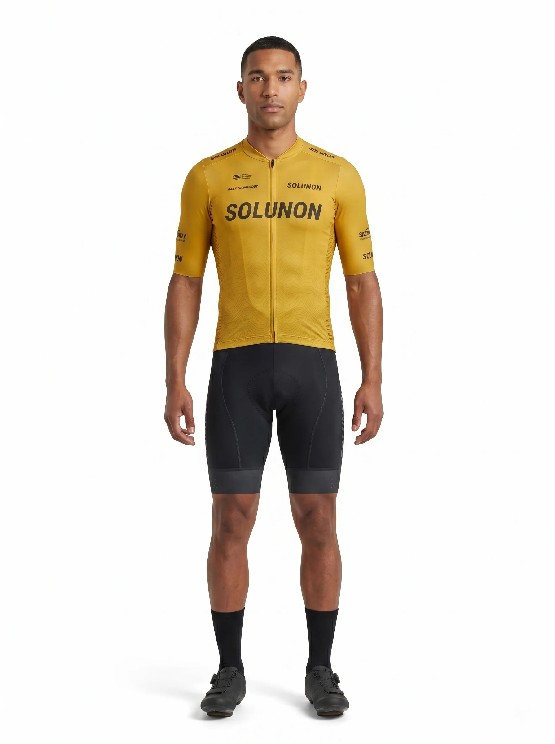 OEM Custom Men's Cycling Kit Premium Sublimated Short Sleeve Jersey and Bib Shorts 110gsm 4-Way Stretch Race Fit Apparel - Custom Apparel Manufacturer Sialkot Pakistan